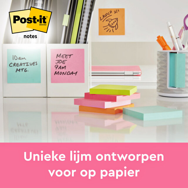 Memoblok 3M Post-it 655 76X127mm roze (6)