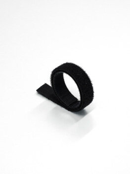 Klittenband P/V Zwart 10mm x 100m