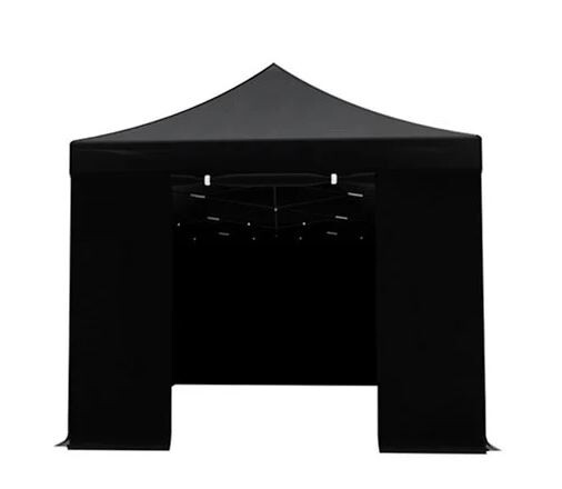 Easy up partytent 3 x 6 meter zwart pvc