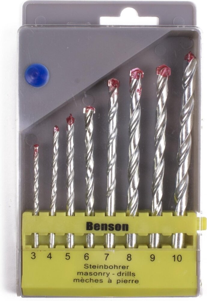 Benson steenboorset  8 delig