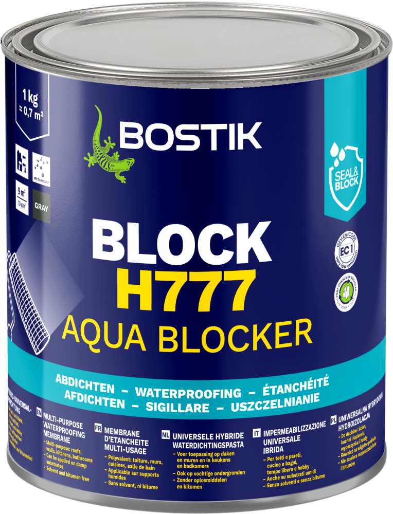 Bostik BLOCK H777 aqua blocker grijs 1kg