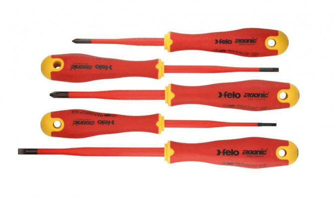 Felo schroevendraaierset vde ergonic 5-dlg