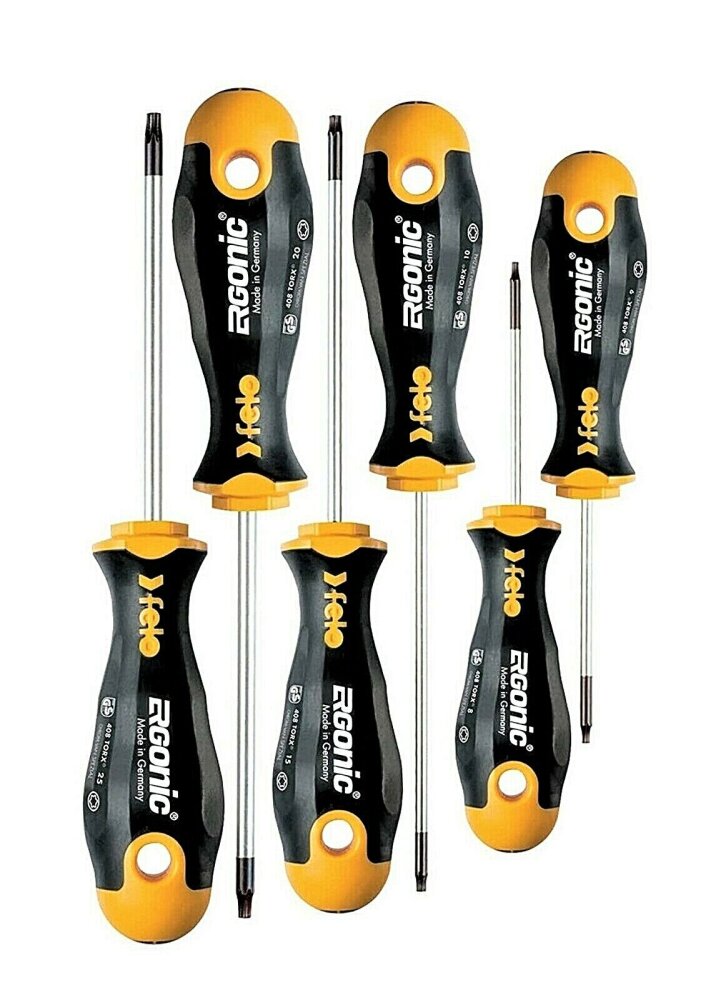 Felo schroevendraaierset ergonic torx 6-dlg