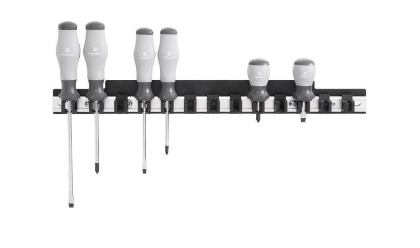 Toolcraft schroevendraaierstrip wandmontage