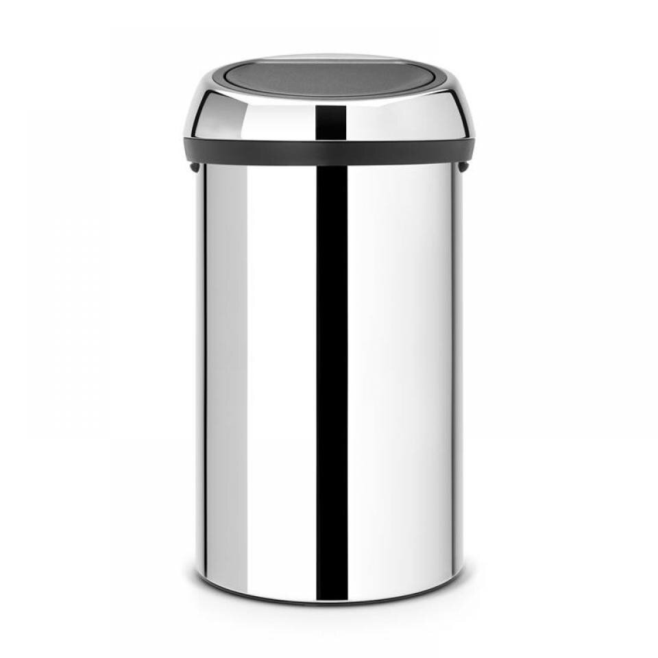 Touch Bin prullenbak 60 ltr, Brabantia RVS