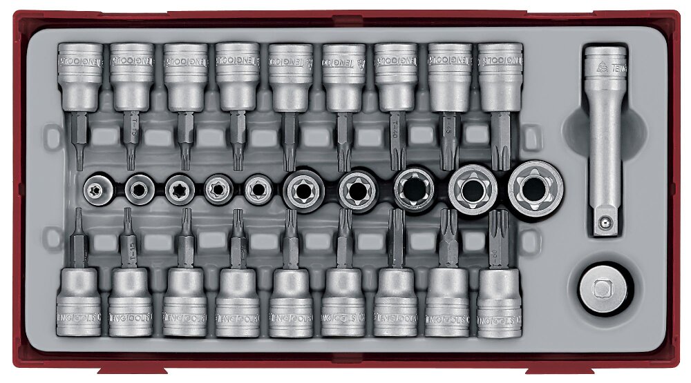 Tengtools doppenset torx tc-tray 1/4-3/8