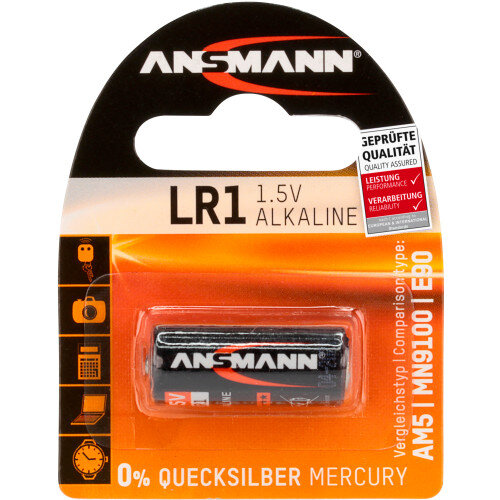 Ansmann alkaline batterij LR1 1.5V