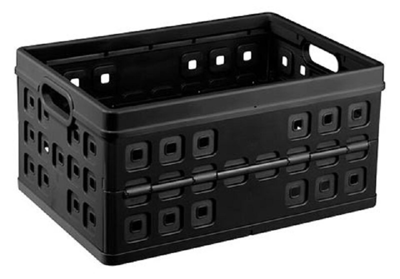 Vouwkrat antraciet 49x36x24.5cm 32 Liter
