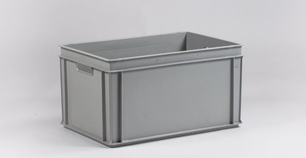 Magazijnbak 600x400x325mm 60 liter grijs