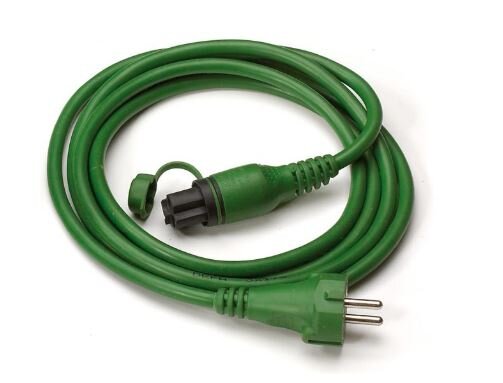 Defa miniplug voedingskabel groen 5 meter