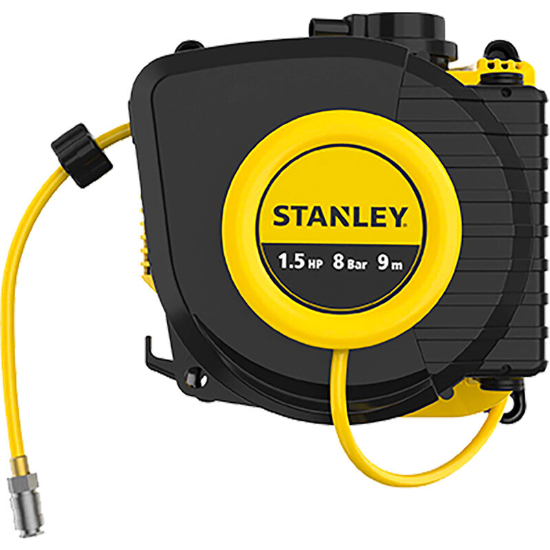 Stanley luchthaspel met compressor 9 meter