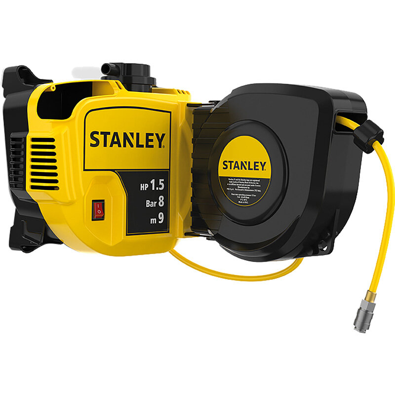 Stanley luchthaspel met compressor 9 meter