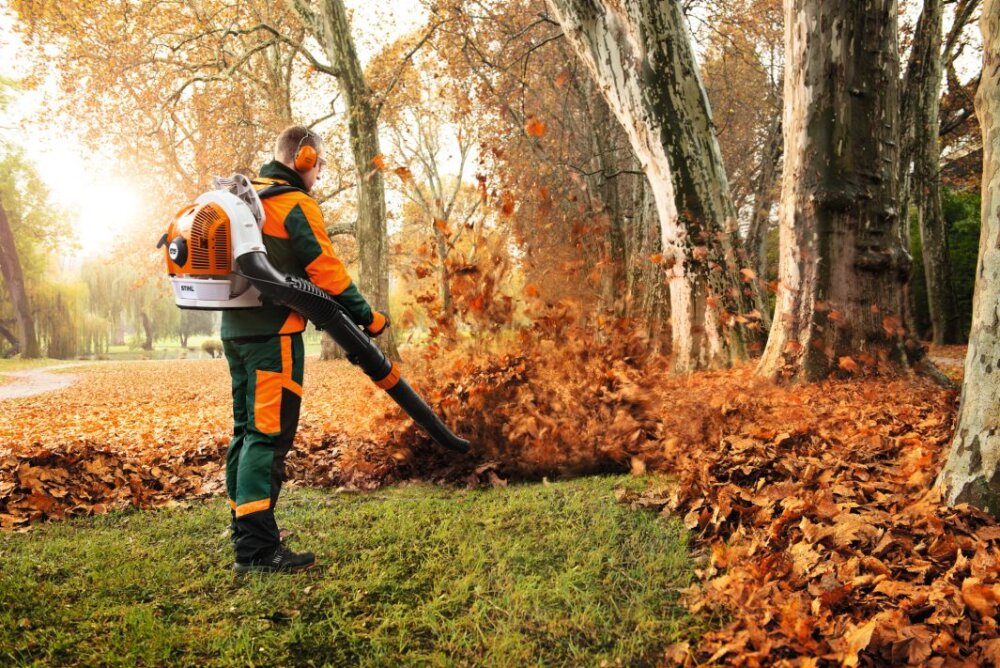 Stihl BR 700 benzine ruggedragen bladblazer