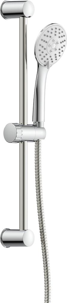 Glijstangset compleet chroom   57,5cm