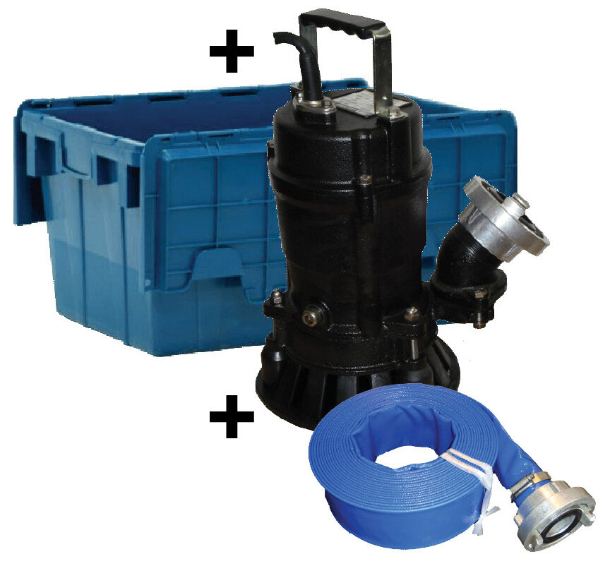 Uw 400 box bouwpomp + vlotter 200 l/min