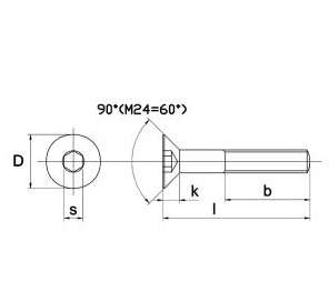 Binnenzeskant Inbusbout Verzinkt PK M10x100