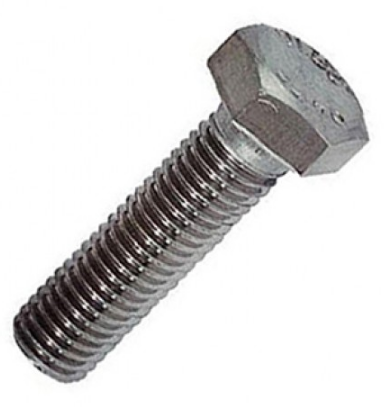 Zeskanttapbout DIN 933 RVS A2 m10x20