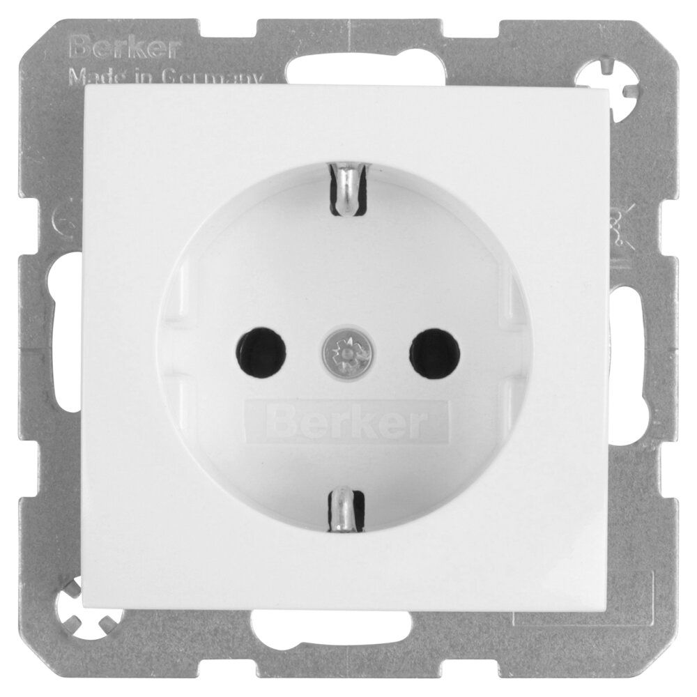 Berker S1 contactdoos inbouw - 1-voudig RA
