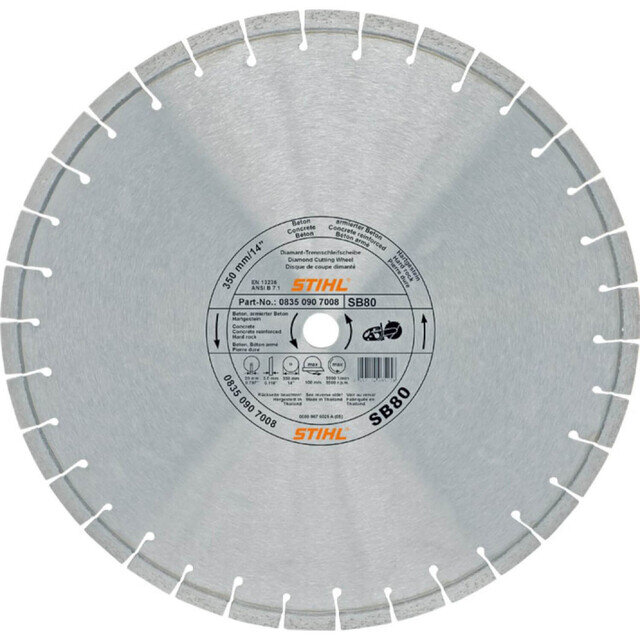 Stihl doorslijpschijven D-SB80 Ø 350mm/14