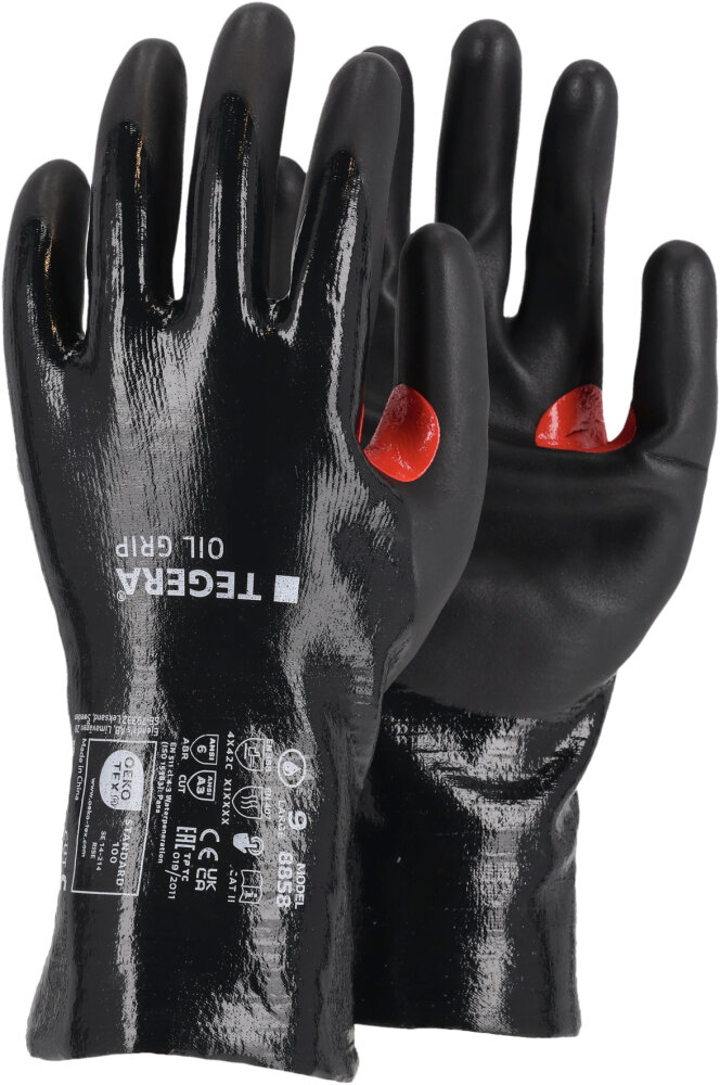 Tegera 8858 oil grip handschoen mt 6