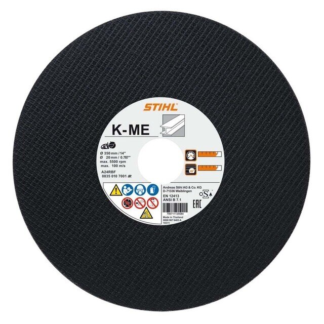 Stihl doorslijpschijven K-ME Ø 350mm/14