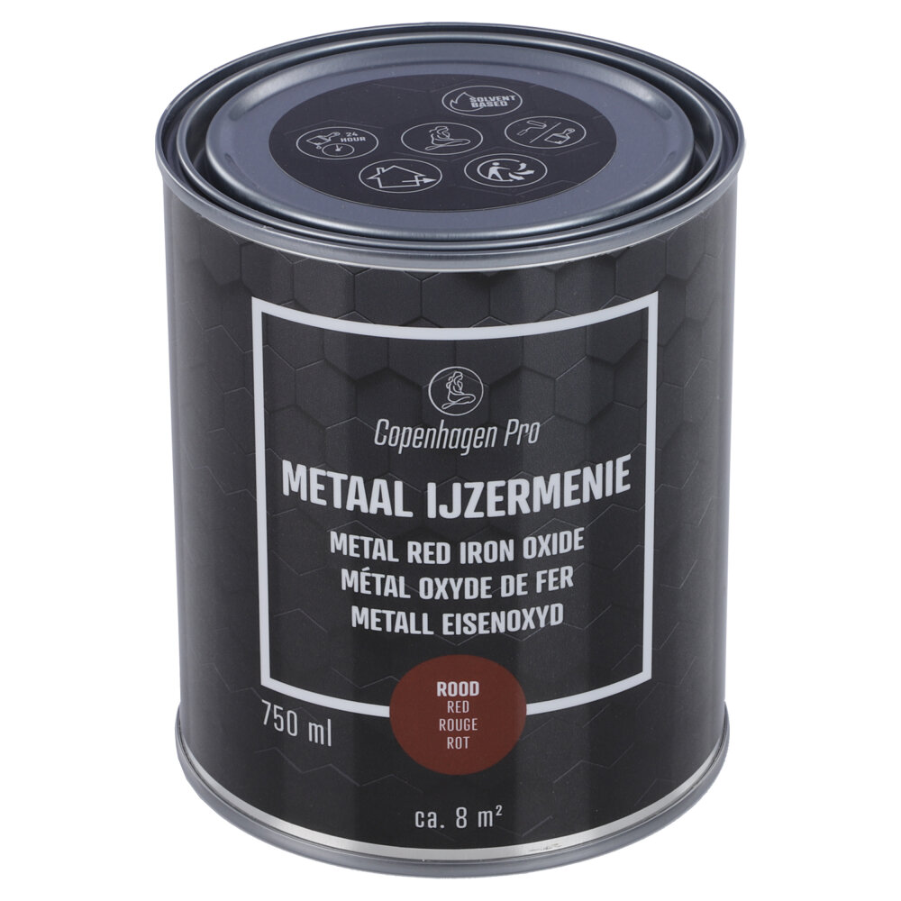 Copenhagen pro ijzermenie metaal rood 750ml