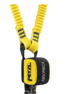 Petzl vanglijn absorbica-Y 150cm