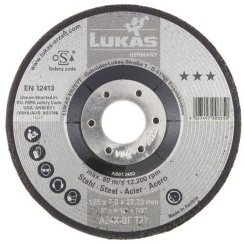 Lukas afbraamschijf T27 125 x7.0   A24X