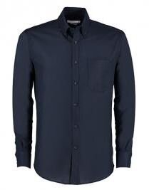 Kustom kit overhemd lm navy   39/40