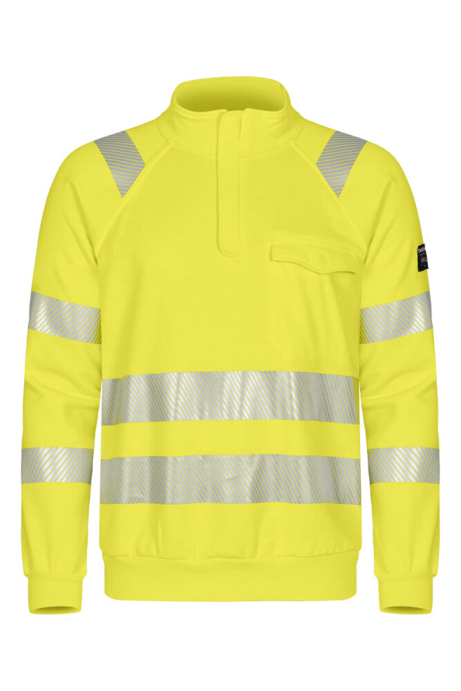 Tranemo sweater hi-vis geel 2XL