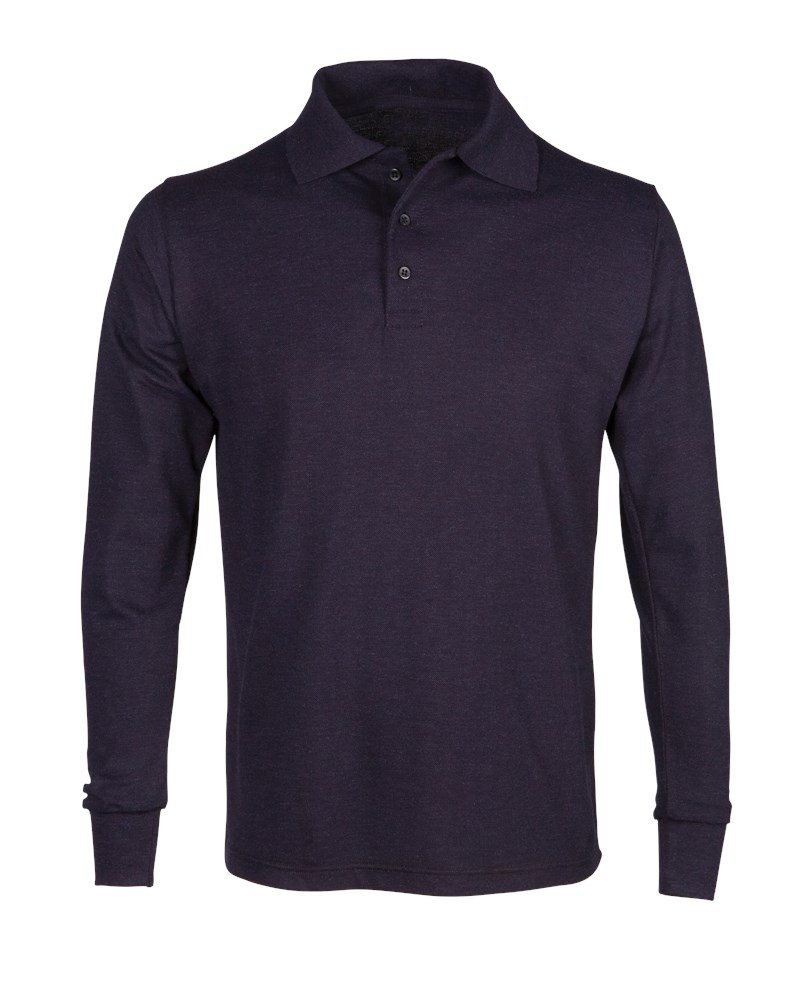 Havep polo lange mouw 77020 marine 4XL