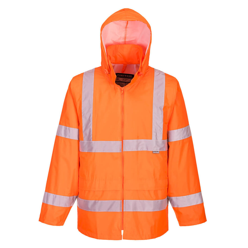PortWest regenjas H440 Hi-Viz oranje XS