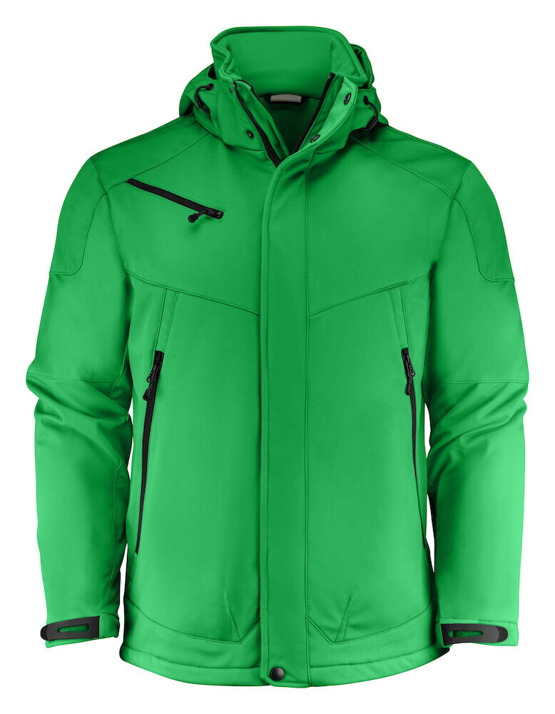 Printer softshell Skeleton fris groen S