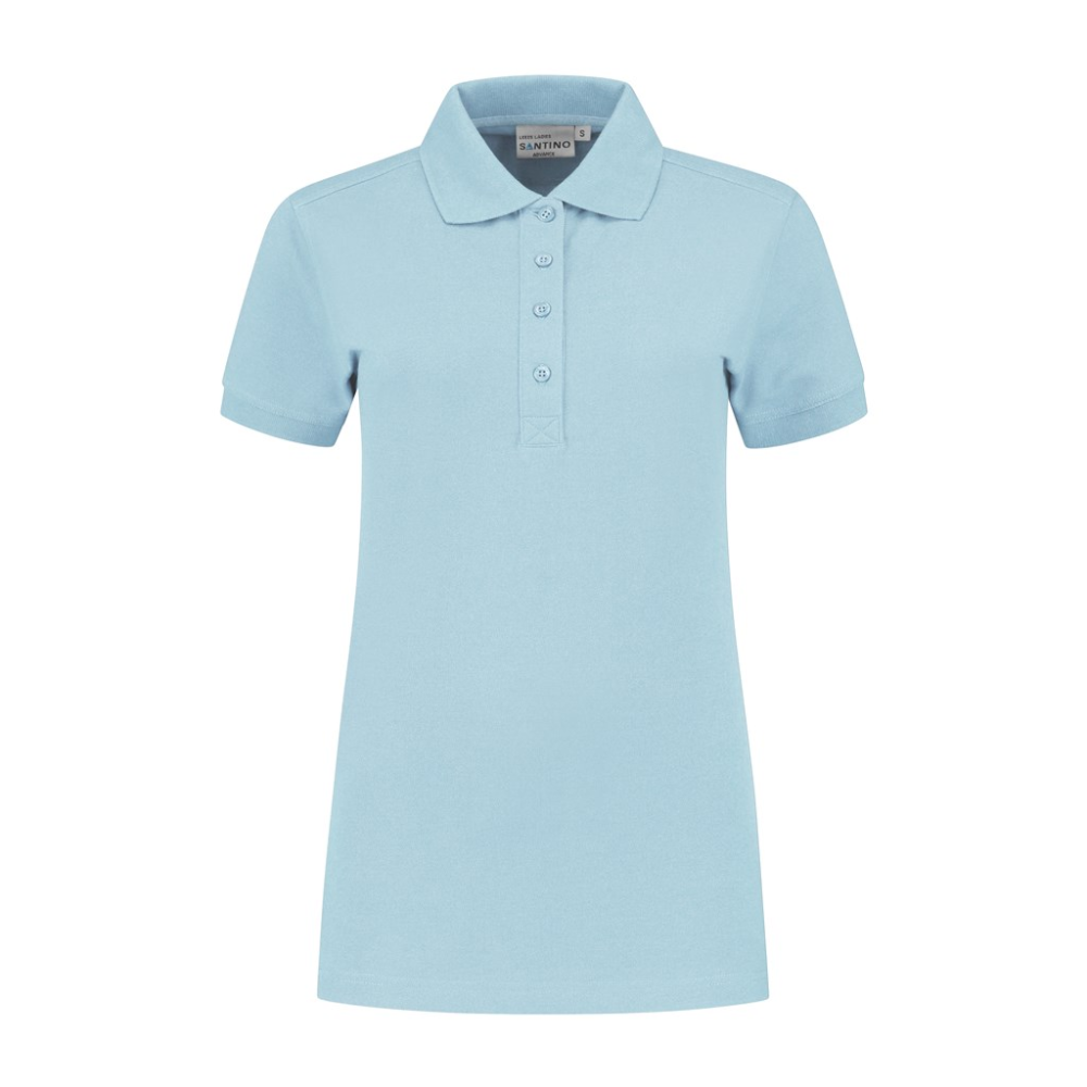 Santino dames polo Leeds ijs blauw M