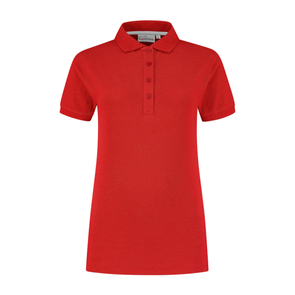 Santino dames polo Max rood XS