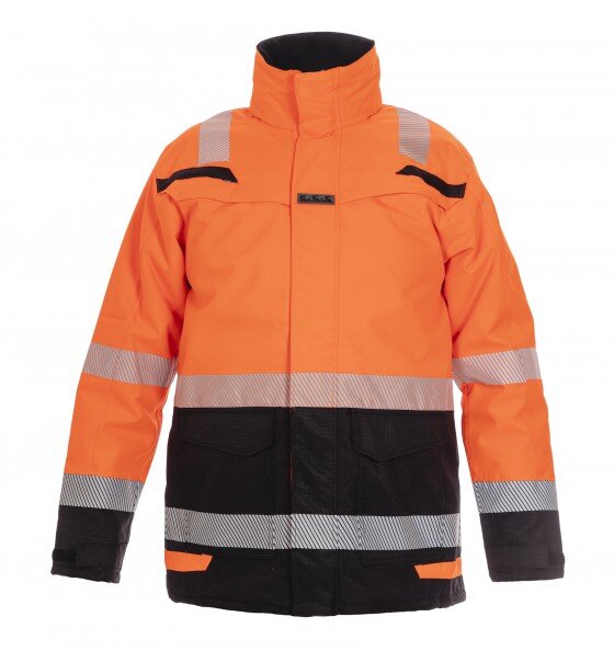 Hydrowear winter parka Utah fl. or./zwart XS