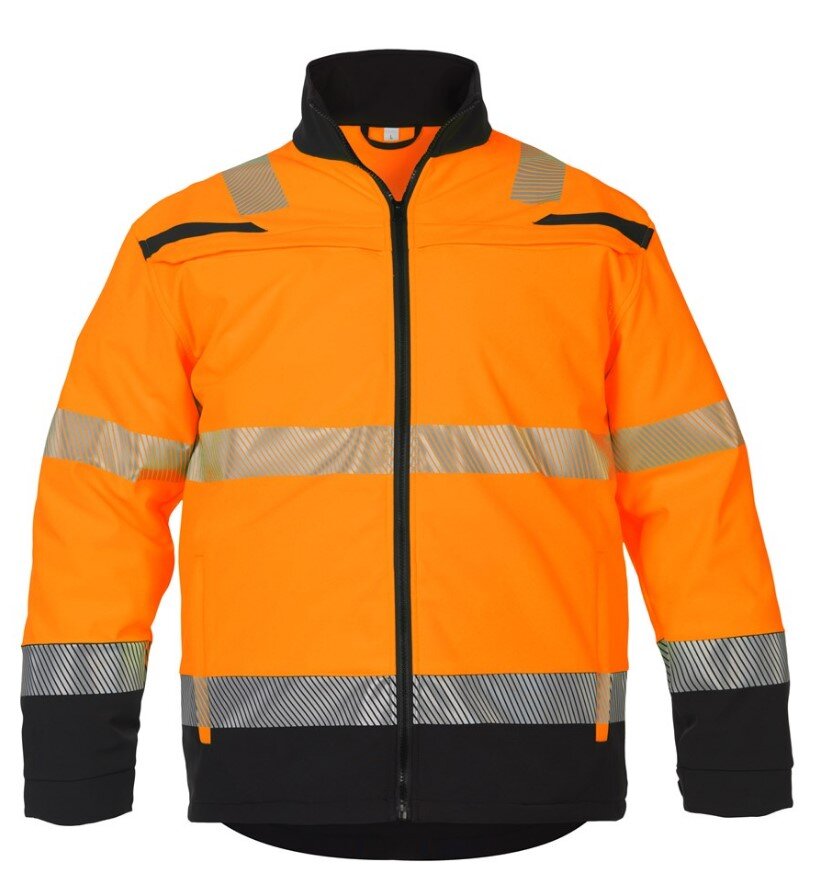 Hydrowear softshell Telford fl. or./zwart XS