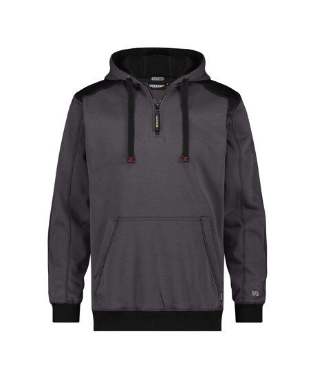 Dassy hooded sweater Indy antr.grijs/zwart XL