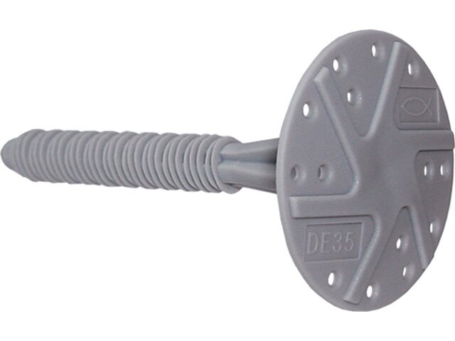 Fischer isolatieklemplaat de35grijs