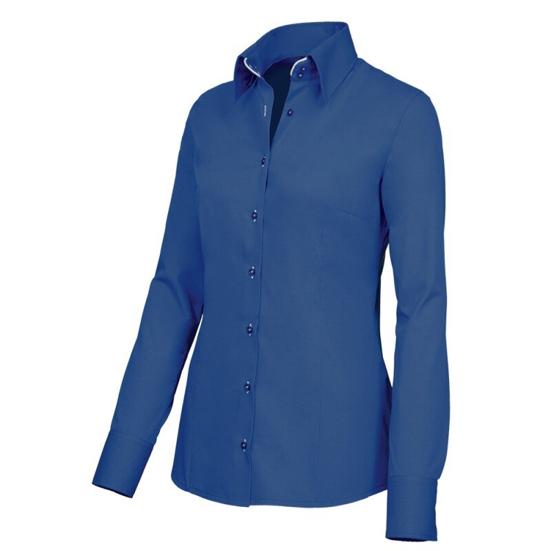 GC dames blouse koningsblauw 56