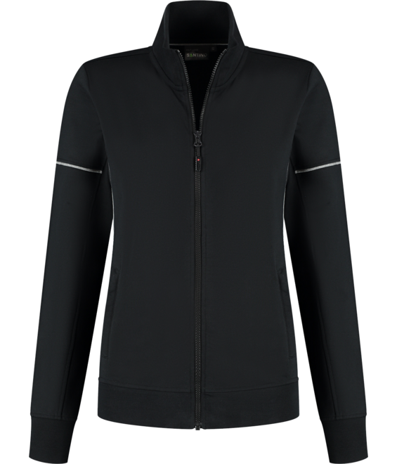 Santino dames sweatvest Colt zwart XL