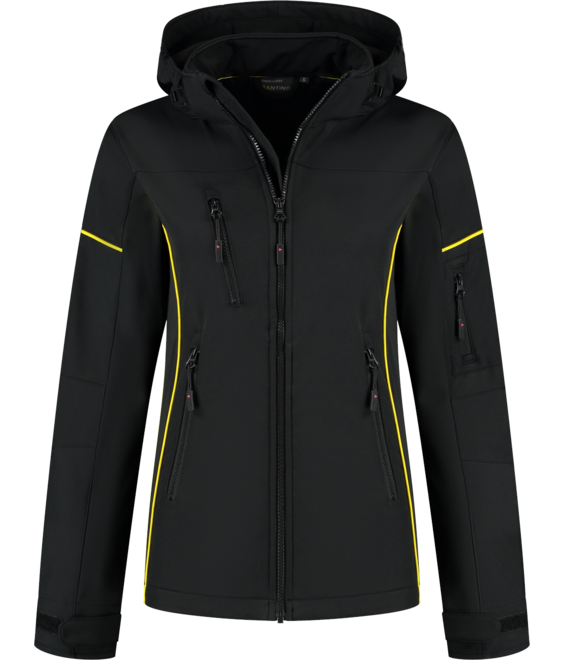 Santino dames softshell Curtis zwart XS