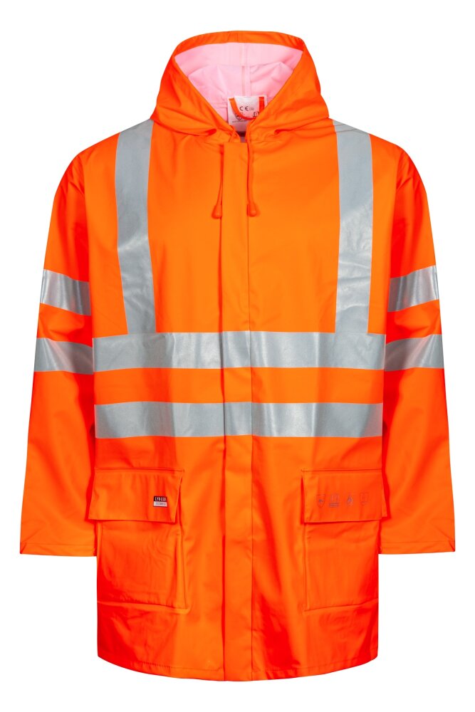 Lyngsoe regenjas Hi-Vis oranje 3XL