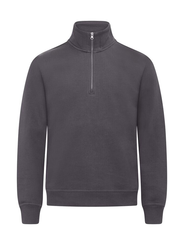 Clique half zip sweater Miami metaalgrijs L