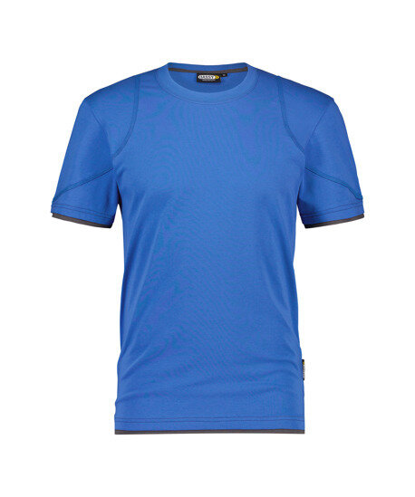 Dassy t-shirt Kinetic azuurblauw/grijs 4XL