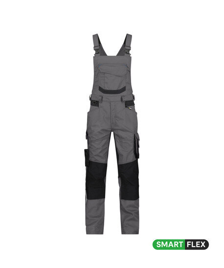 Dassy bretelbroek Tronix grijs/zwart 46