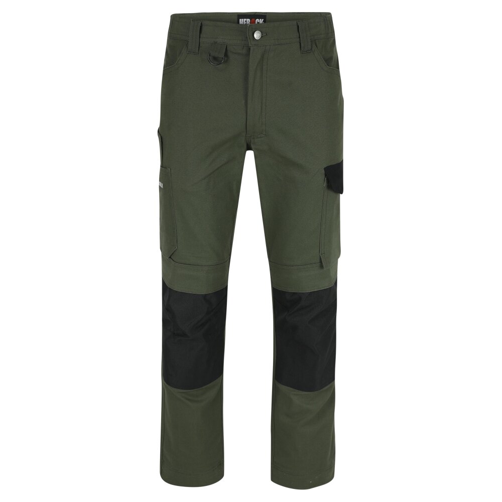 Herock broek Dero donker kaki/zwart 44
