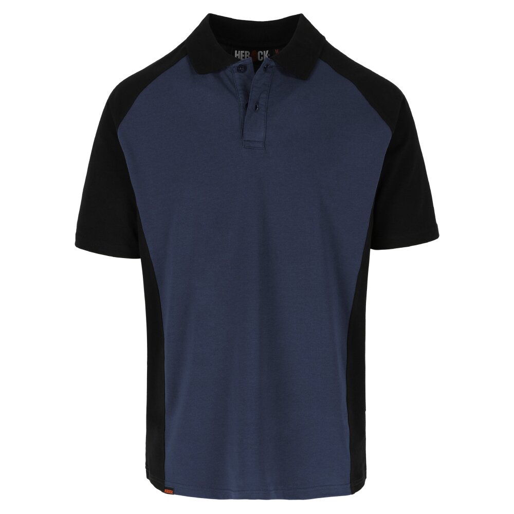 Herock polo Brabo marine/zwart 4XL