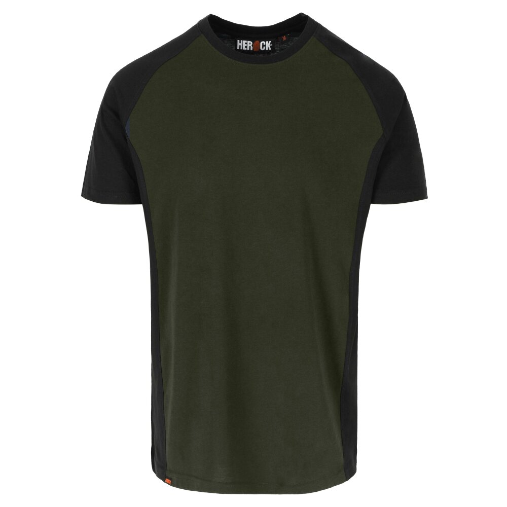 Herock t-shirt Tori donker kaki/zwart M