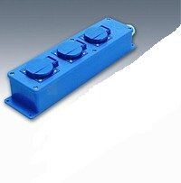 Snoercentrale 3x220v          blauw
